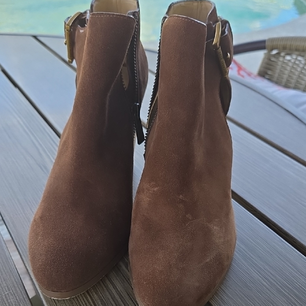 MICHAEL Michael Kors Brown Suede Ankle Boots